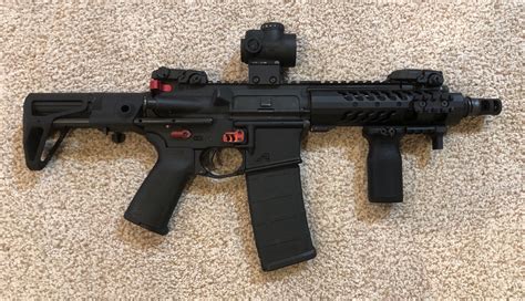 Best sbr - Jul 31, 2022 · Best Short Rifles. 1. Q Honey Badger. Q’s Honey Badger provides us with one of the highest quality shorties on the market. It’s available as a braced pistol and SBR and sports a 7-inch barrel. From the ground up, the Honey Badger is designed to function with a can and utilize the silencer-friendly .300 BLK load. 